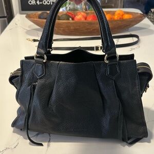 Chic Black Aimee Kestenberg Leather Shoulder Bag Tote